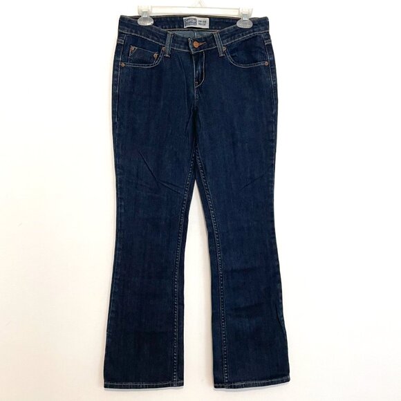 SIGNATURE BY LEVI STRAUSS & CO. LEVI'S LEVIS Low Rise Bootcut Jeans Dark Wash 4 - Picture 2 of 14